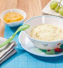 Pappa lattea con semola di grano duro (7-9 mesi)