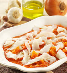 Bacalao al ajoarriero con patatas