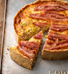 Bacon and Sweetcorn Quiche