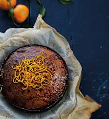 Bolo de amêndoa e xarope de clementina