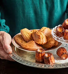 Madeleines au bleu d'Auvergne