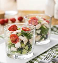 Insalata di pollo in vasetto