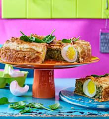 Spinatpastete mit Ei