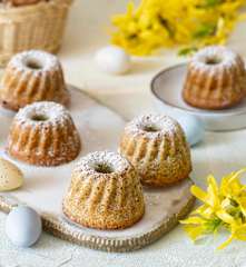 Mini babki do koszyczka wielkanocnego