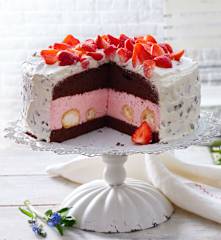 Windbeutel-Erdbeer-Torte