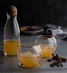 Spiced apple liqueur