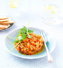 Tartare de saumon frais