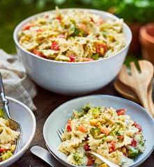 Veganer Nudelsalat