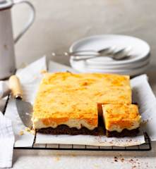 Batátové cheesecake bars