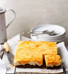 Tatlı Patatesli Cheesecake Barları
