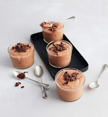 Mousse au chocolat végane