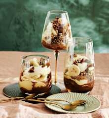 Bananensplit-Dessert