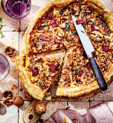 Tarte au magret fumé