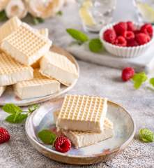 Lody śmietankowe w wafelku