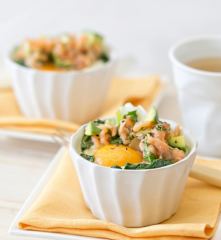 Poached Egg Pots with Smoked Salmon and Avocado Salsa