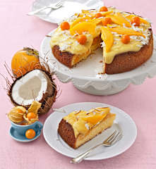 Mango-Physalis-Kuchen