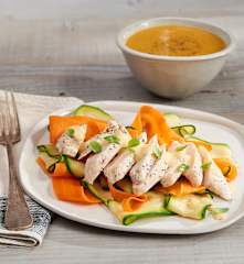 Chicken with Mustard Sauce and Vegetable Soup (TM6 Metric)