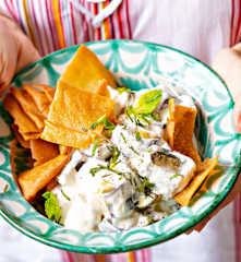 Fatteh d’aubergines au yaourt