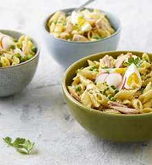 Pennette con crema all’uovo e tonno (Bimby Friend)