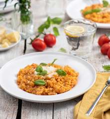 Risotto ze świeżymi pomidorami