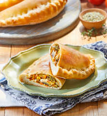Calzone de verduras