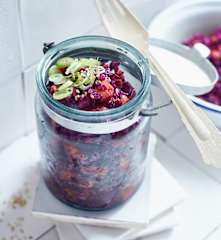 Rotkohl-Slaw