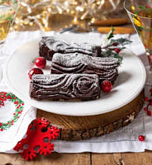 Tronquitos de turrón