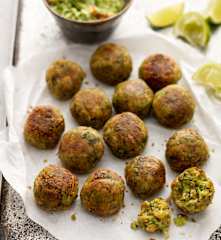 Broad Bean and Chickpea Falafels