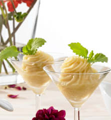 Apfel-Calvados-Sorbet
