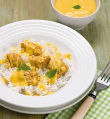 Piersi kurczaka w sosie brzoskwiniowym