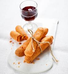 Schinken-Käse-Stangen (glutenfrei)