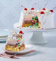 Neapolitan Ice Cream Cake