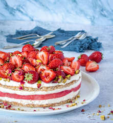 Strawberry and watermelon cake with Vanilla cream (Nico Moretto)