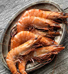 Langostinos al vapor (400 g)