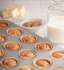 Minimuffins de sarraceno y miel (sin gluten)