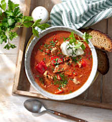 Gyros-Paprika-Suppe