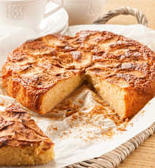 Bizcocho de compota de manzana