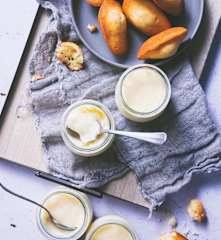 Crème dessert saveur madeleine