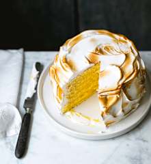 Gâteau meringué au citron