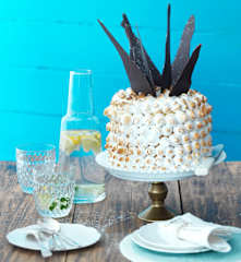 Gâteau à l'ananas meringué