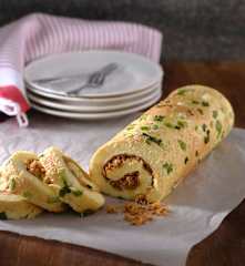 芝麻蔥花蛋糕捲