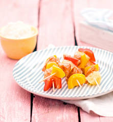 Hawajskie szaszłyki dla dzieci