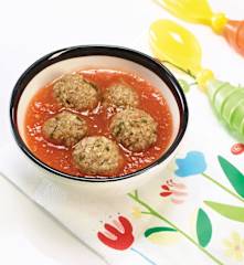 Domates Soslu Bulgurlu Köfte (Bebek Yemeği)