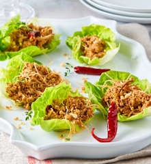 Tacos de lechuga Hunan