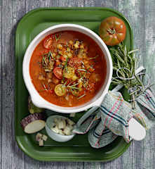 Ratatouille Suppe