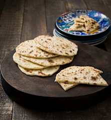 Green onion flatbreads