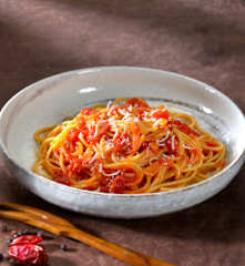 Espaguetis a la amatriciana