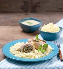 Rolady z nadzieniem serowo-pieczarkowym