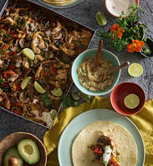 Chicken Mushroom Fajitas