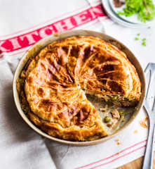 Chicken pot pie (tourte au poulet)